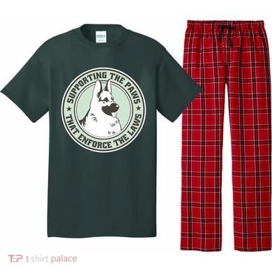 Supporting The Paws That Enforce The Laws Pajama Set