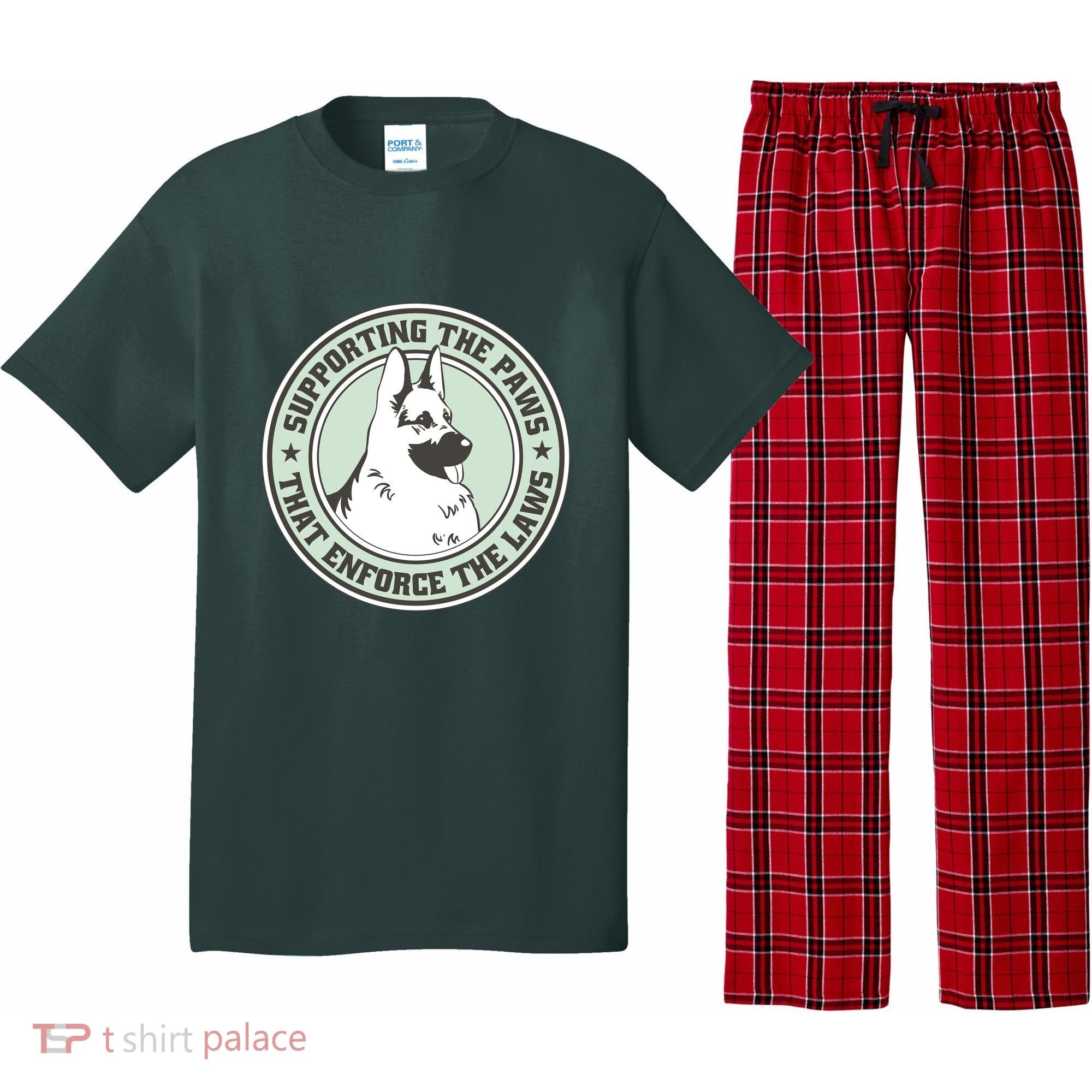 Supporting The Paws That Enforce The Laws Pajama Set