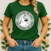 Supporting The Paws That Enforce The Laws Women's T-Shirt thumb 2