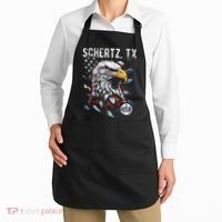 Schertz Texas Patriotic Eagle Usa Flag Apron thumb 2