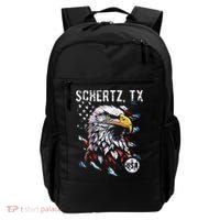 Schertz Texas Patriotic Eagle Usa Flag Backpack thumb 0