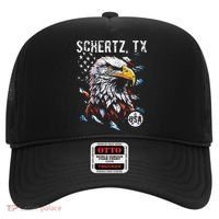 Schertz Texas Patriotic Eagle Usa Flag Hat thumb 0