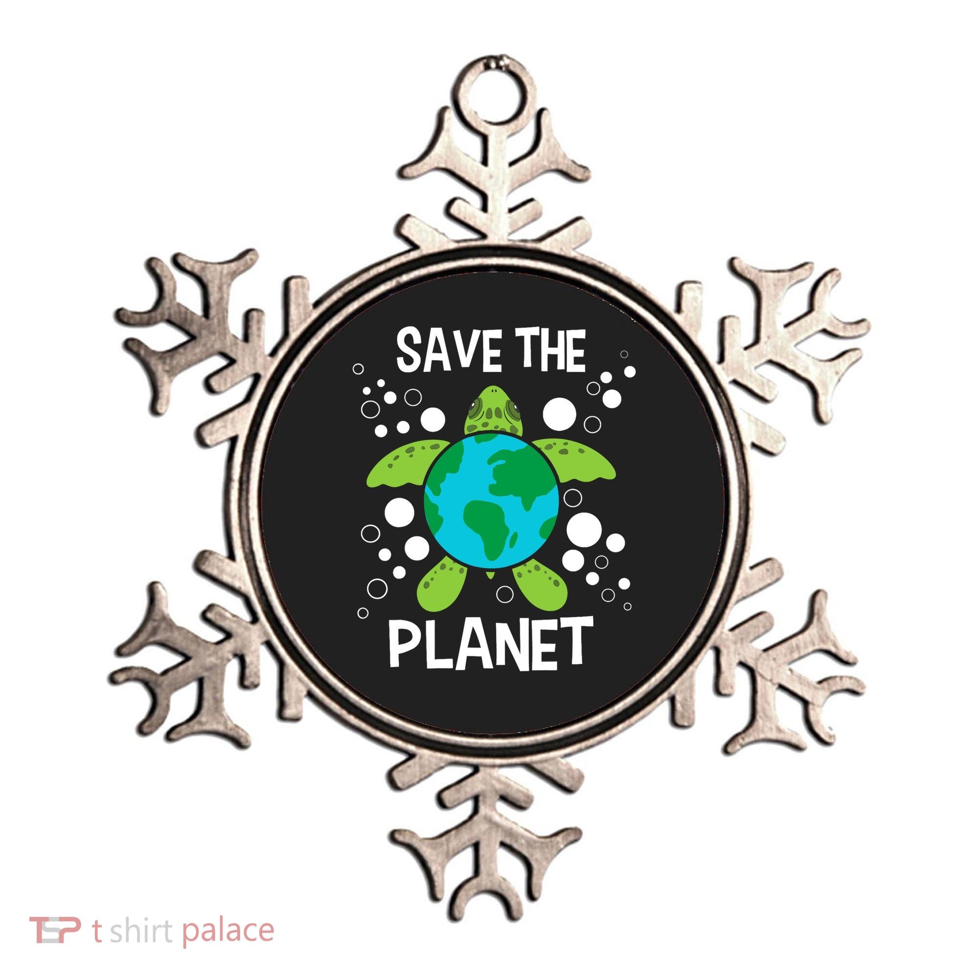 Save The Planet Environmental Protection Earth Day Climate Ornament