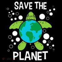 Save The Planet Environmental Protection Earth Day Climate Ornament thumb 1