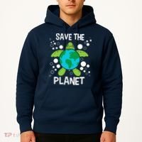 Save The Planet Environmental Protection Earth Day Climate Hoodie thumb 2