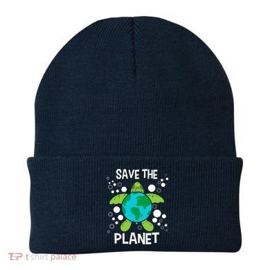 Save The Planet Environmental Protection Earth Day Climate Beanie