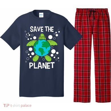Save The Planet Environmental Protection Earth Day Climate Pajama Set