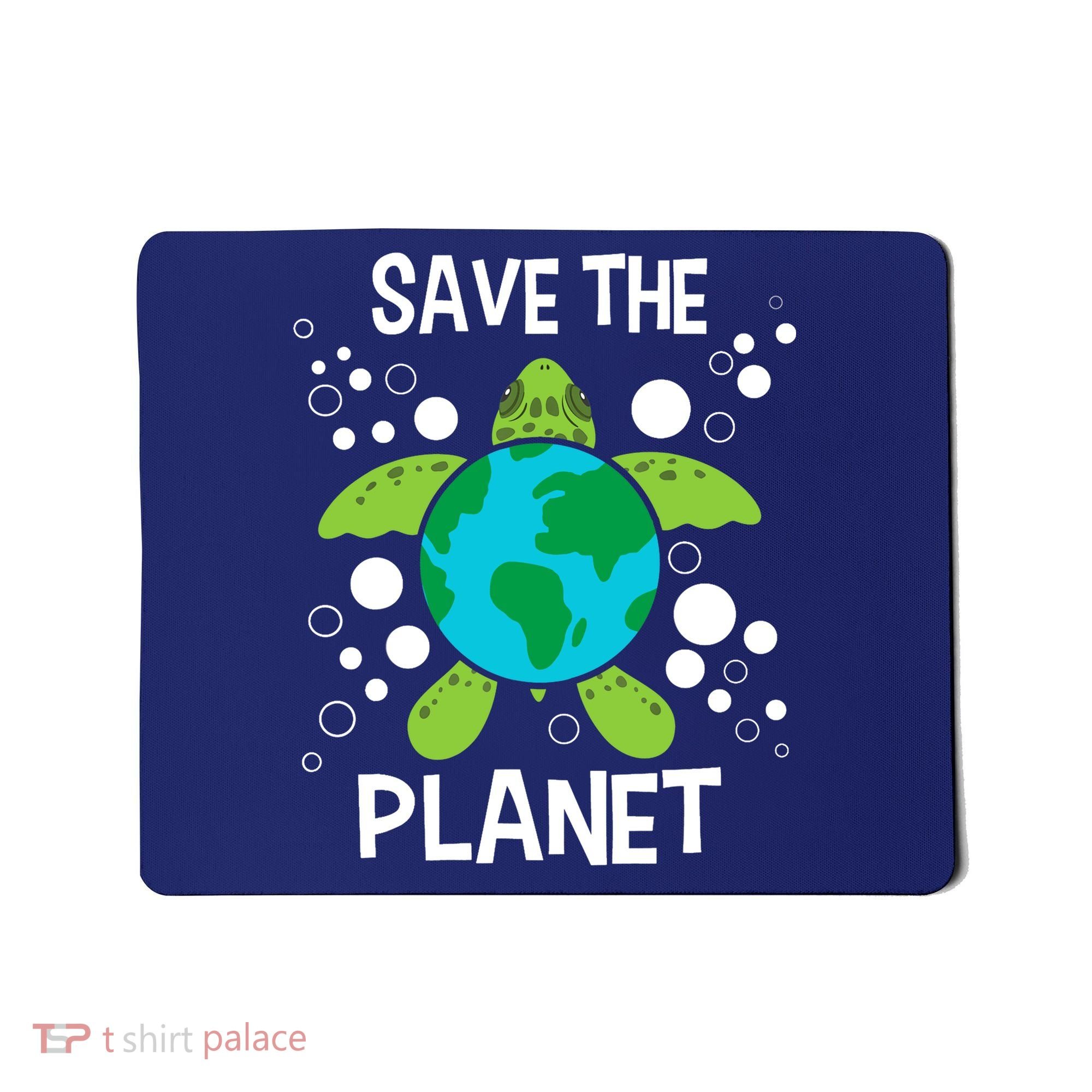 Save The Planet Environmental Protection Earth Day Climate Mousepad