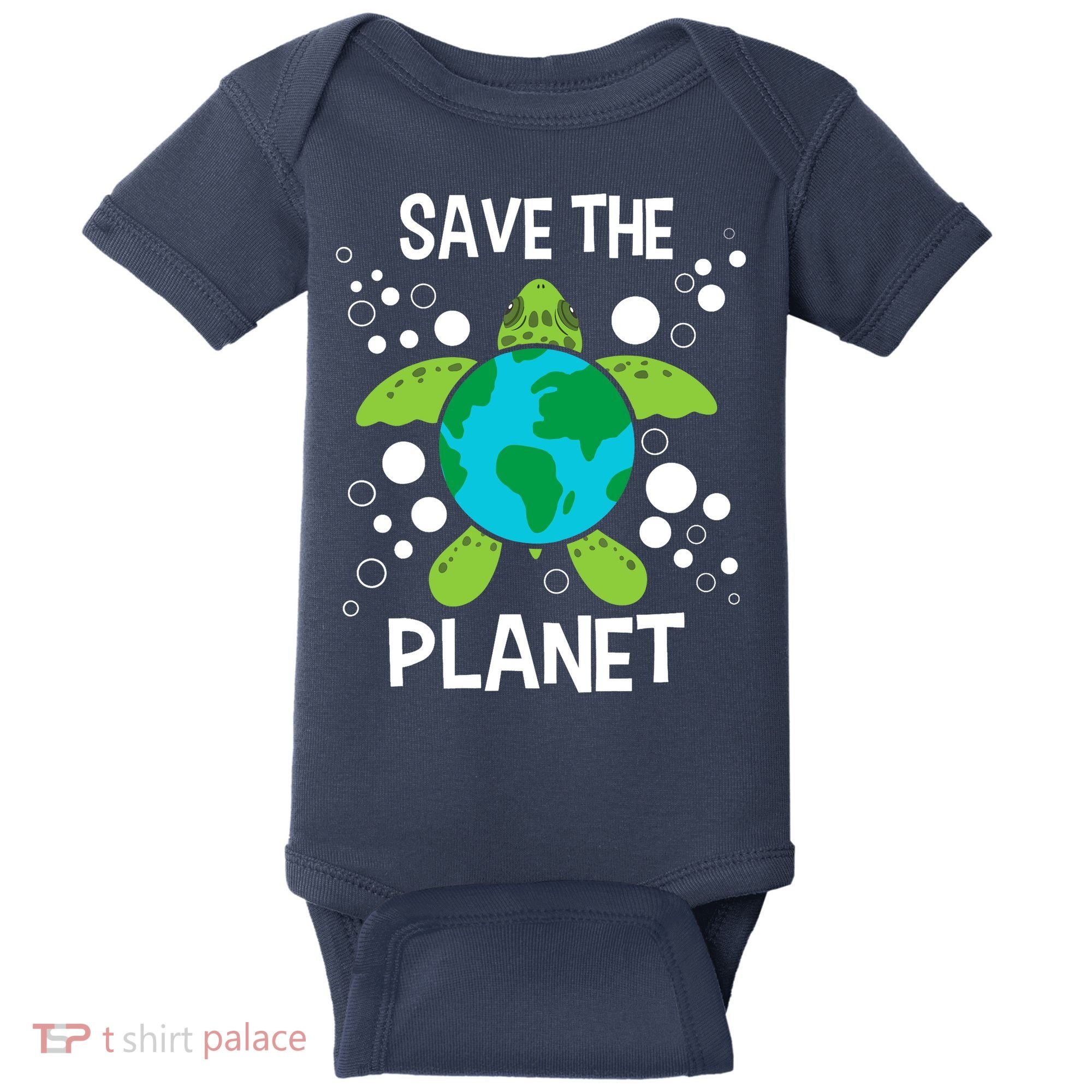 Save The Planet Environmental Protection Earth Day Climate Baby Bodysuit