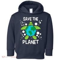 Save The Planet Environmental Protection Earth Day Climate Toddler Hoodie thumb 0