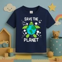 Save The Planet Environmental Protection Earth Day Climate Toddler T-Shirt thumb 3