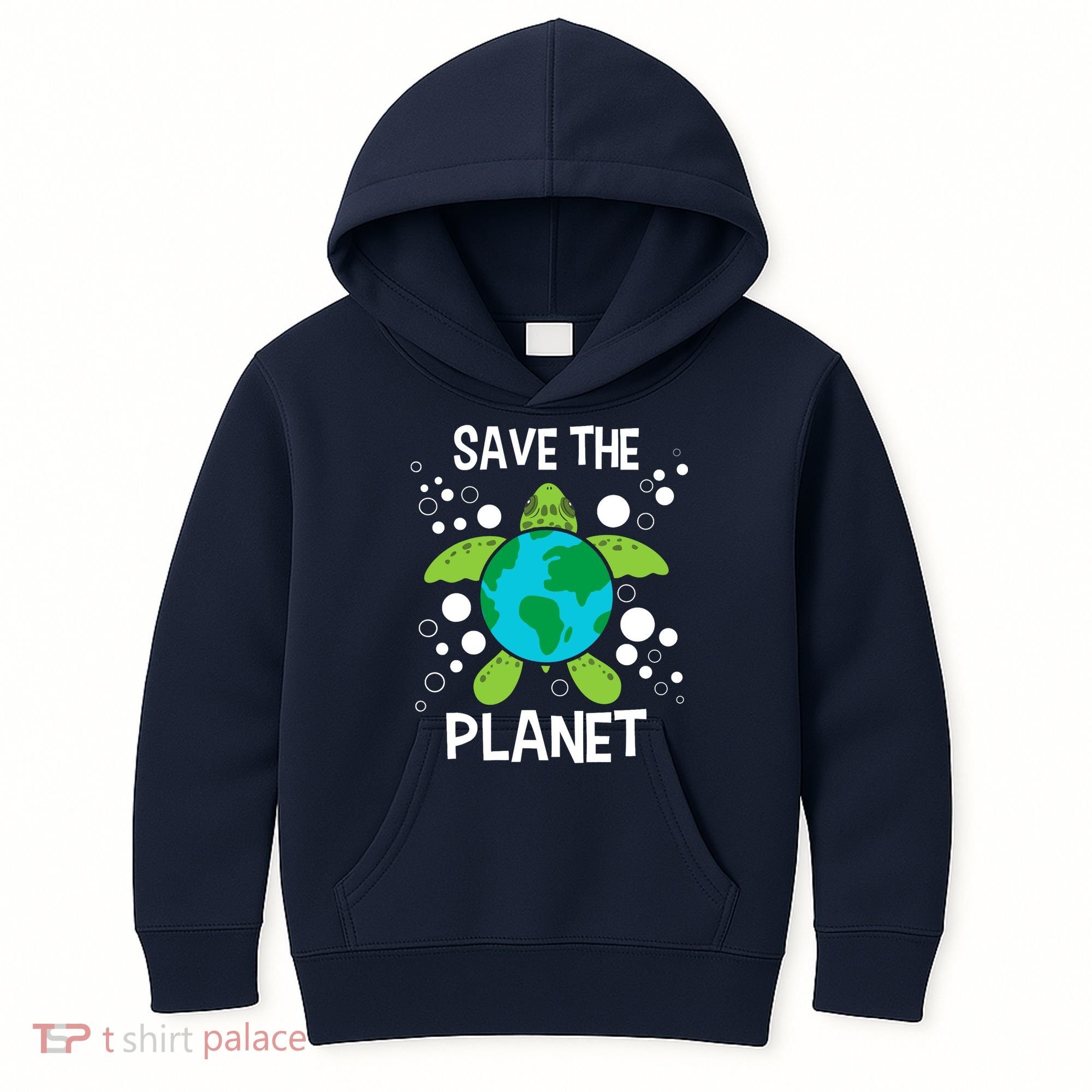 Save The Planet Environmental Protection Earth Day Climate Kids Hoodie