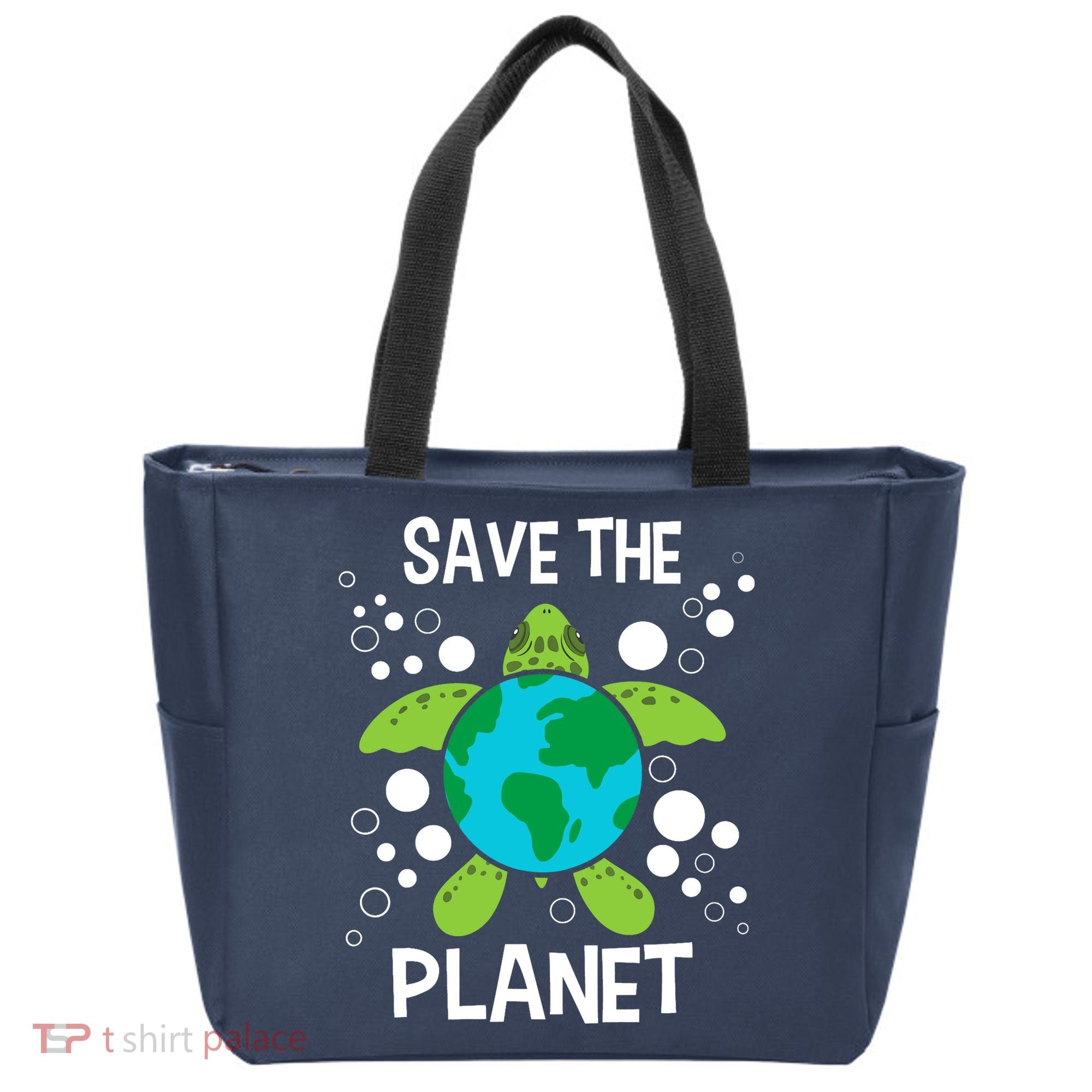 Save The Planet Environmental Protection Earth Day Climate Tote Bag