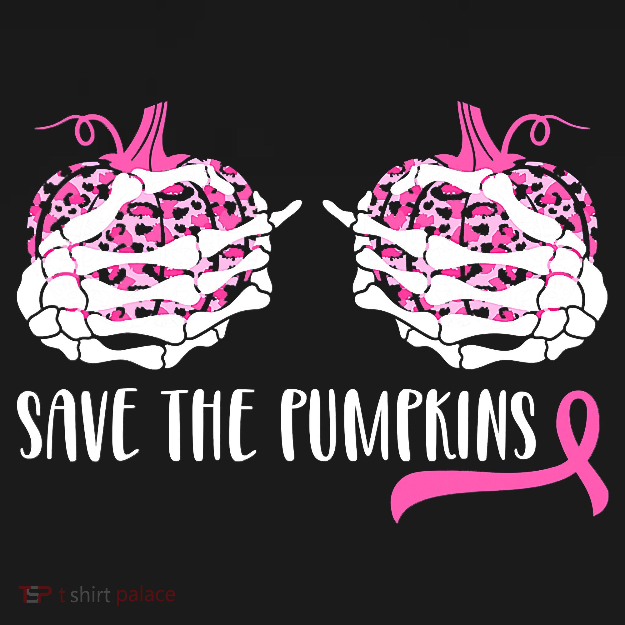 Save The Pumpkins Breast Cancer Awareness Halloween Mousepad
