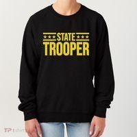 State Trooper Police Uniform Costume Women's Sweatshirt thumb 0
