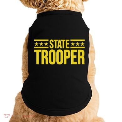 State Trooper Police Uniform Costume Doggie Tank