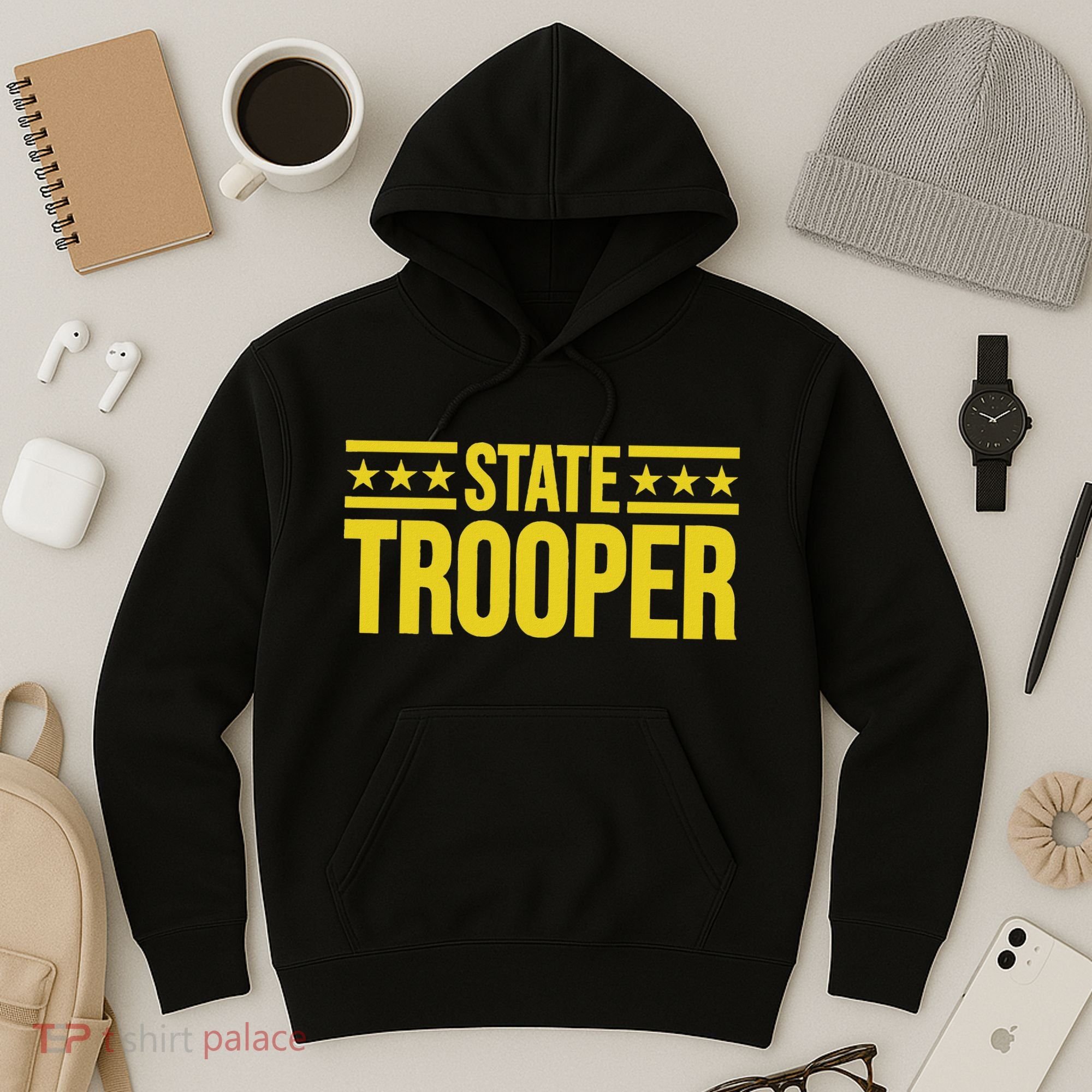 State Trooper Police Uniform Costume Hoodie