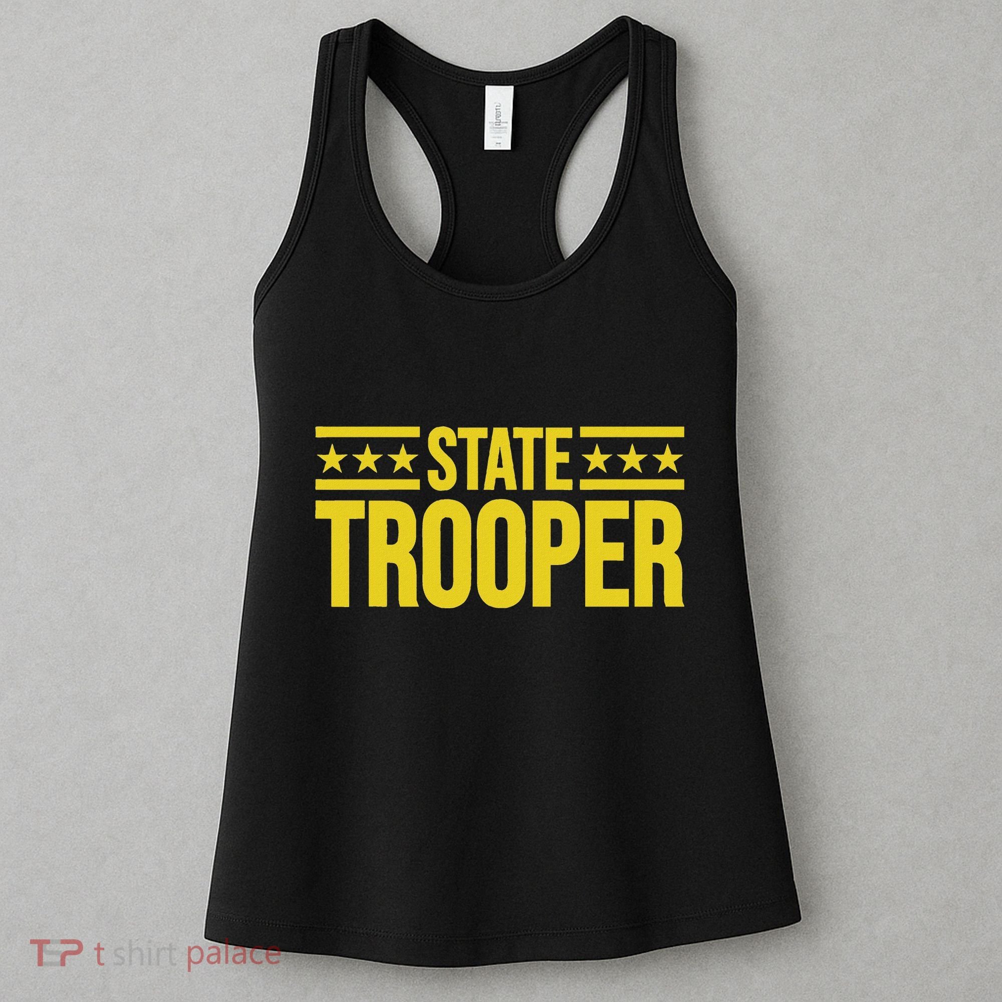 State Trooper Police Uniform Costume Women's Tank Top