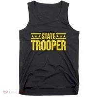 State Trooper Police Uniform Costume Tank Top thumb 0