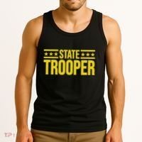 State Trooper Police Uniform Costume Tank Top thumb 3