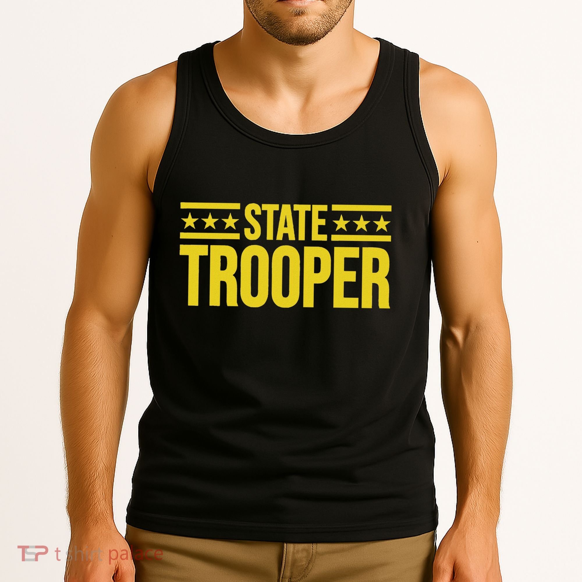 State Trooper Police Uniform Costume Tank Top