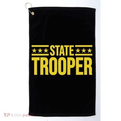 State Trooper Police Uniform Costume Golf Towel