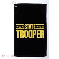 State Trooper Police Uniform Costume Golf Towel thumb 0