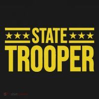 State Trooper Police Uniform Costume Women's Long Sleeve Shirt thumb 2