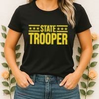 State Trooper Police Uniform Costume Women's T-Shirt thumb 2