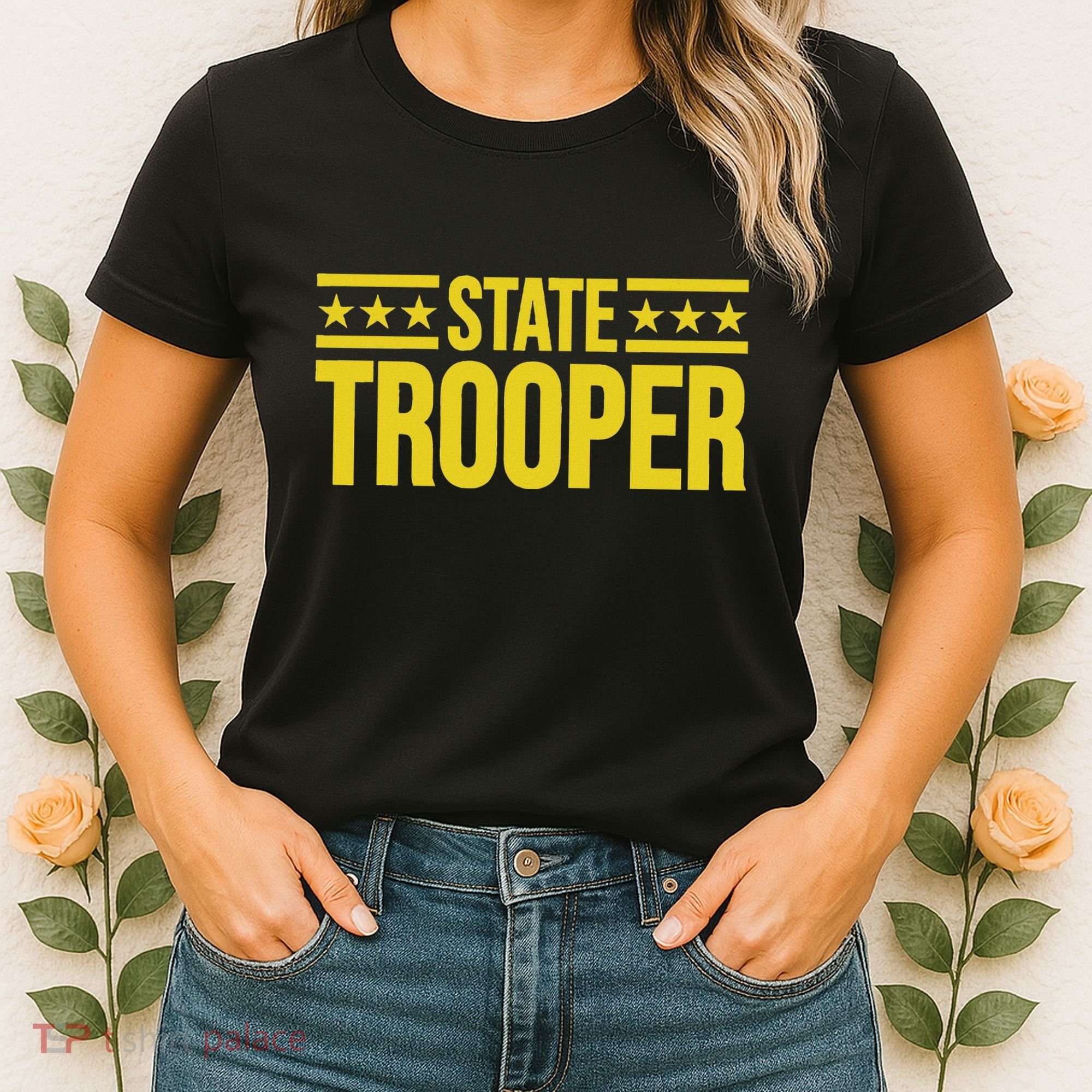 State Trooper Police Uniform Costume Women's T-Shirt