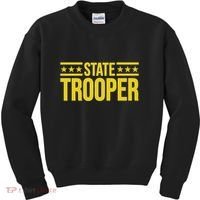 State Trooper Police Uniform Costume Kids Sweatshirt thumb 0