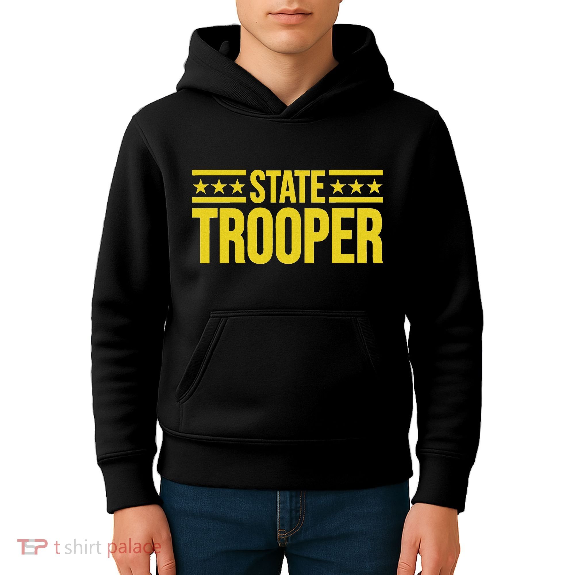 State Trooper Police Uniform Costume Kids Hoodie