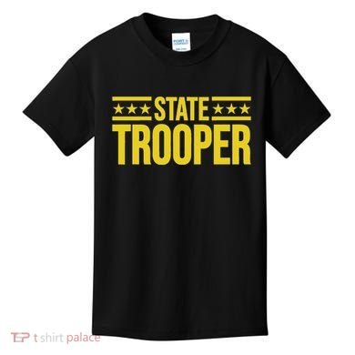 State Trooper Police Uniform Costume Kids T-Shirt