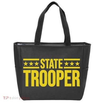 State Trooper Police Uniform Costume Tote Bag
