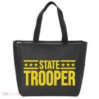 State Trooper Police Uniform Costume Tote Bag thumb 0