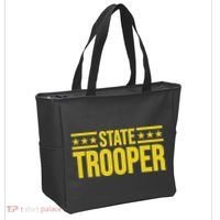 State Trooper Police Uniform Costume Tote Bag thumb 2