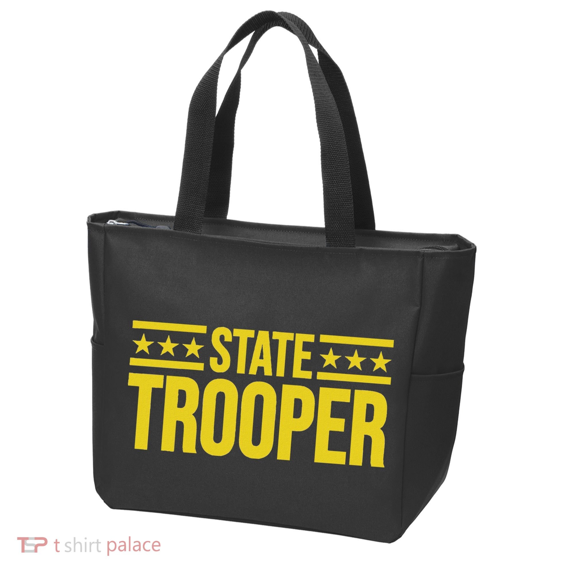 State Trooper Police Uniform Costume Tote Bag