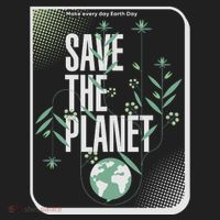 Save The Planet Make Every Day Earth Day Women's Sweatshirt thumb 2
