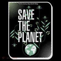 Save The Planet Make Every Day Earth Day Coaster thumb 2