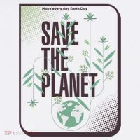 Save The Planet Make Every Day Earth Day Ornament thumb 1