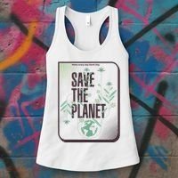 Save The Planet Make Every Day Earth Day Women's Tank Top thumb 3
