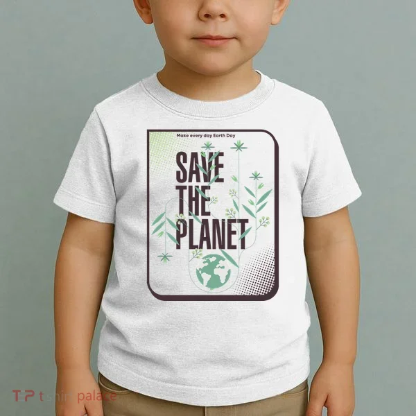 Save The Planet Make Every Day Earth Day Toddler T-Shirt