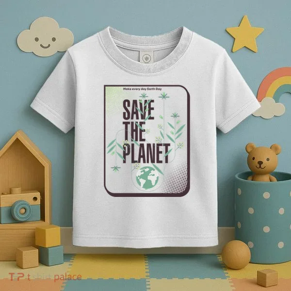 Save The Planet Make Every Day Earth Day Toddler T-Shirt