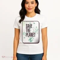 Save The Planet Make Every Day Earth Day Women's T-Shirt thumb 4