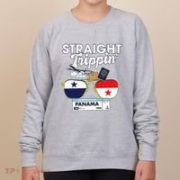 Straight Trippin Panama Vacation Travel Trip Matching Women's Sweatshirt thumb 0
