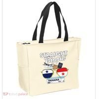 Straight Trippin Panama Vacation Travel Trip Matching Tote Bag thumb 2