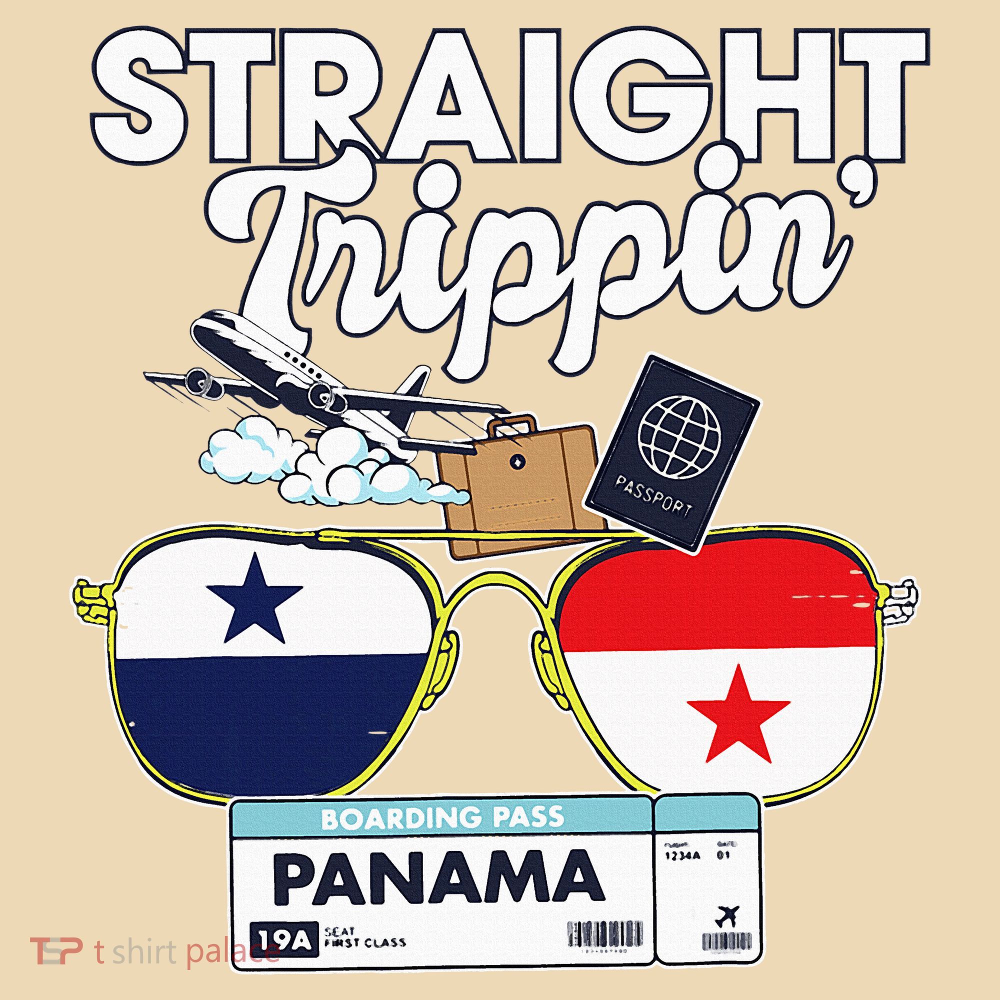 Straight Trippin Panama Vacation Travel Trip Matching Tote Bag