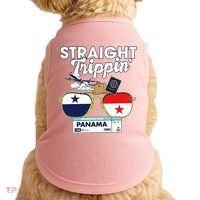 Straight Trippin Panama Vacation Travel Trip Matching Doggie Tank thumb 0