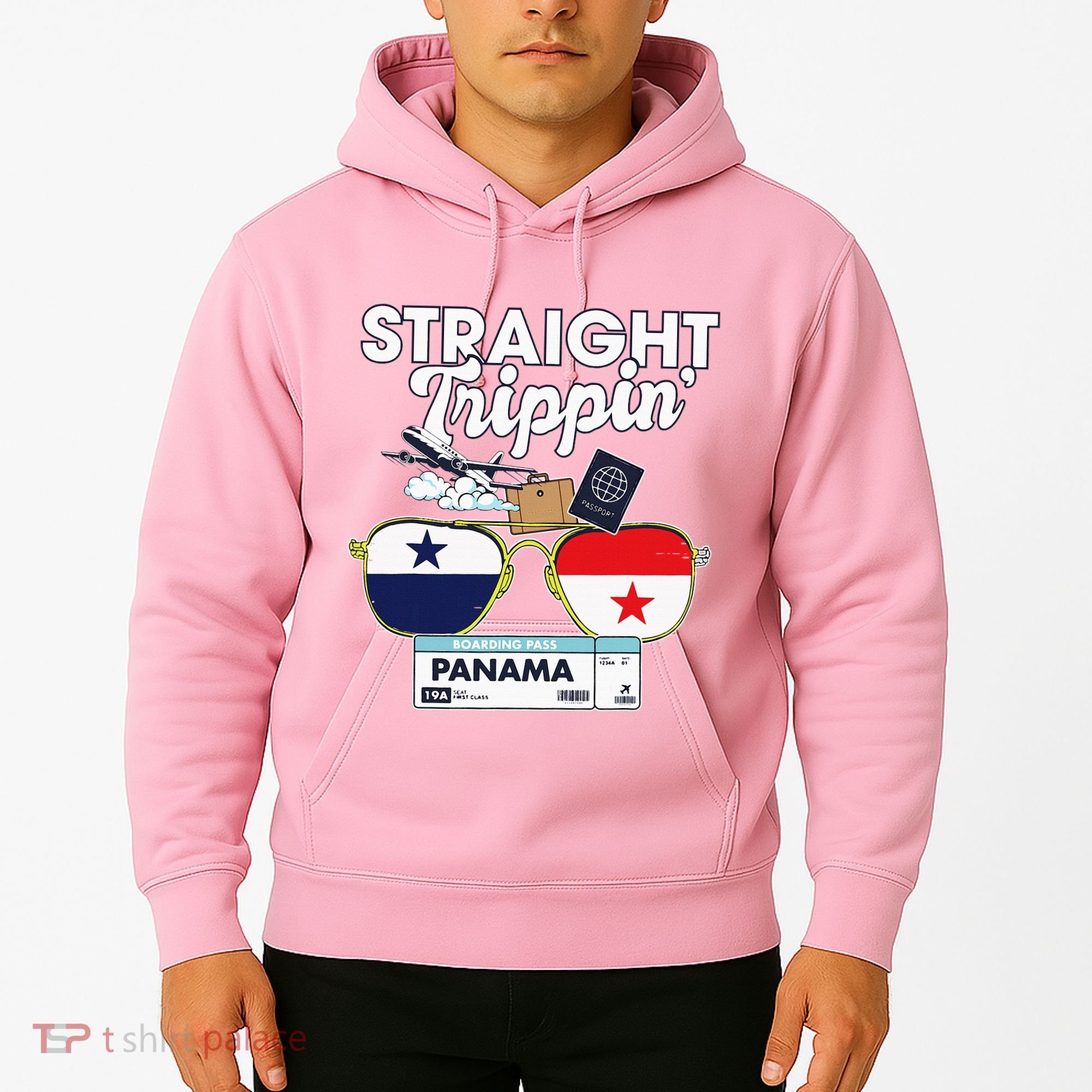 Straight Trippin Panama Vacation Travel Trip Matching Hoodie