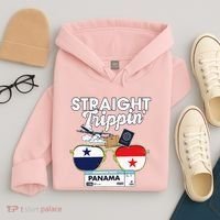 Straight Trippin Panama Vacation Travel Trip Matching Hoodie thumb 4